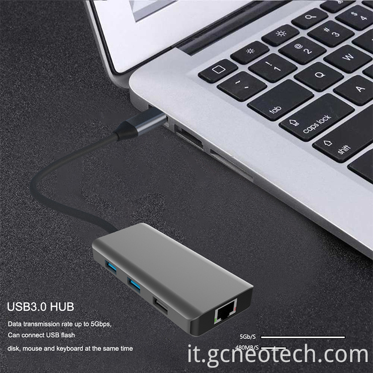 8-in-1 USB-C Multiport Docking Station